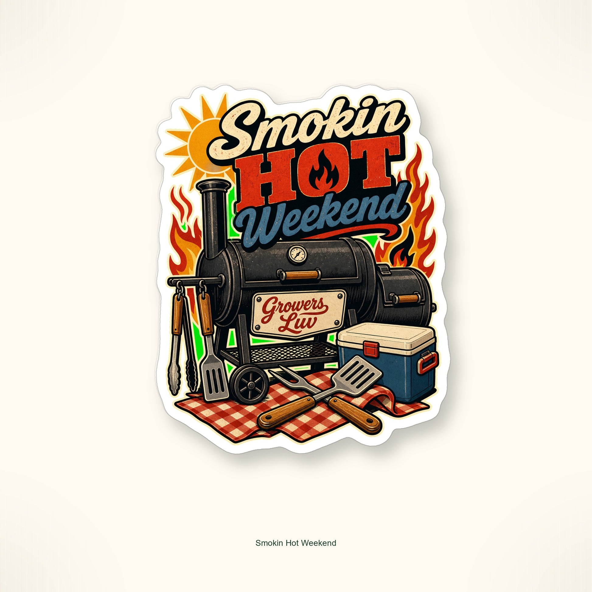 Grill & Chill BBQ Sticker Pack - Set of 10 image 6