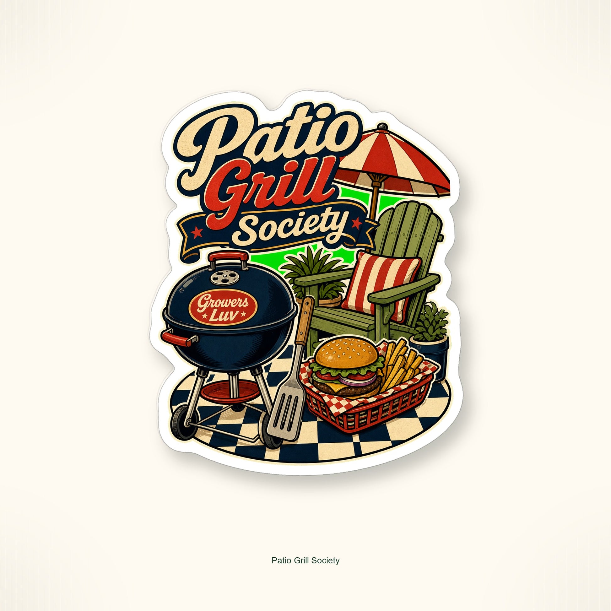 Grill & Chill BBQ Sticker Pack - Set of 10 image 7