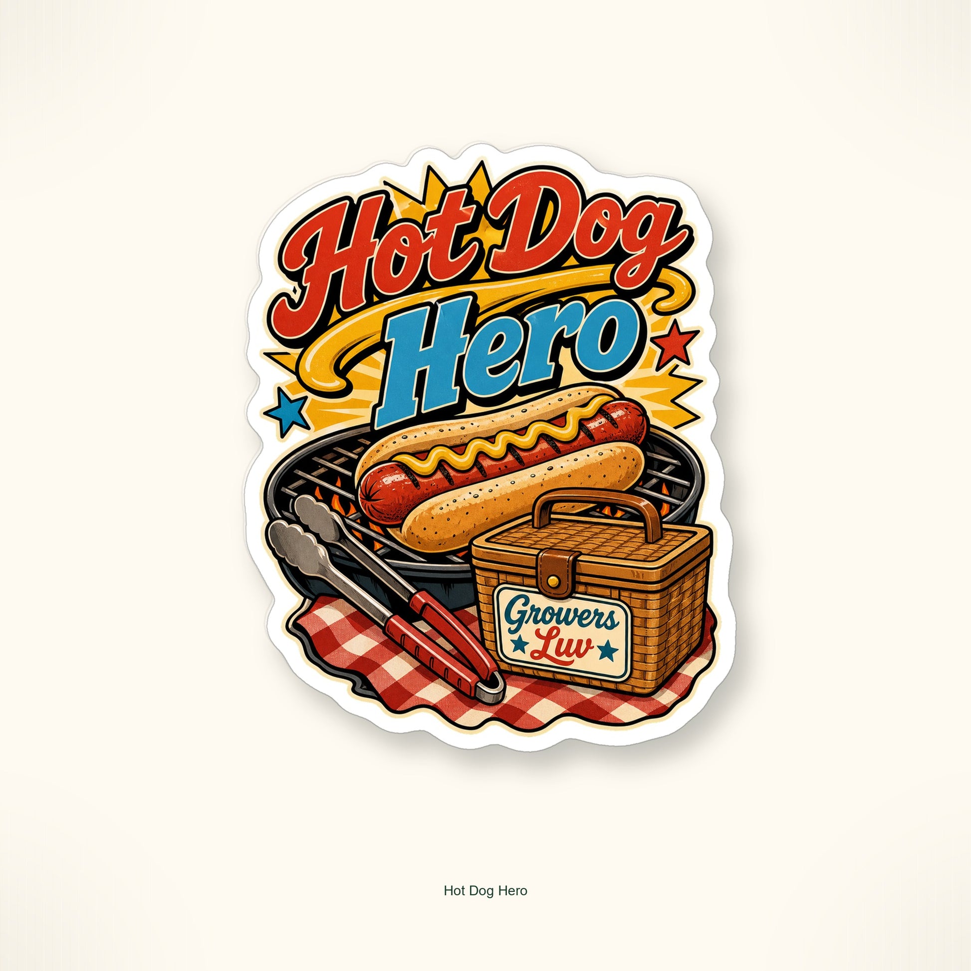 Grill & Chill BBQ Sticker Pack - Set of 10 image 8