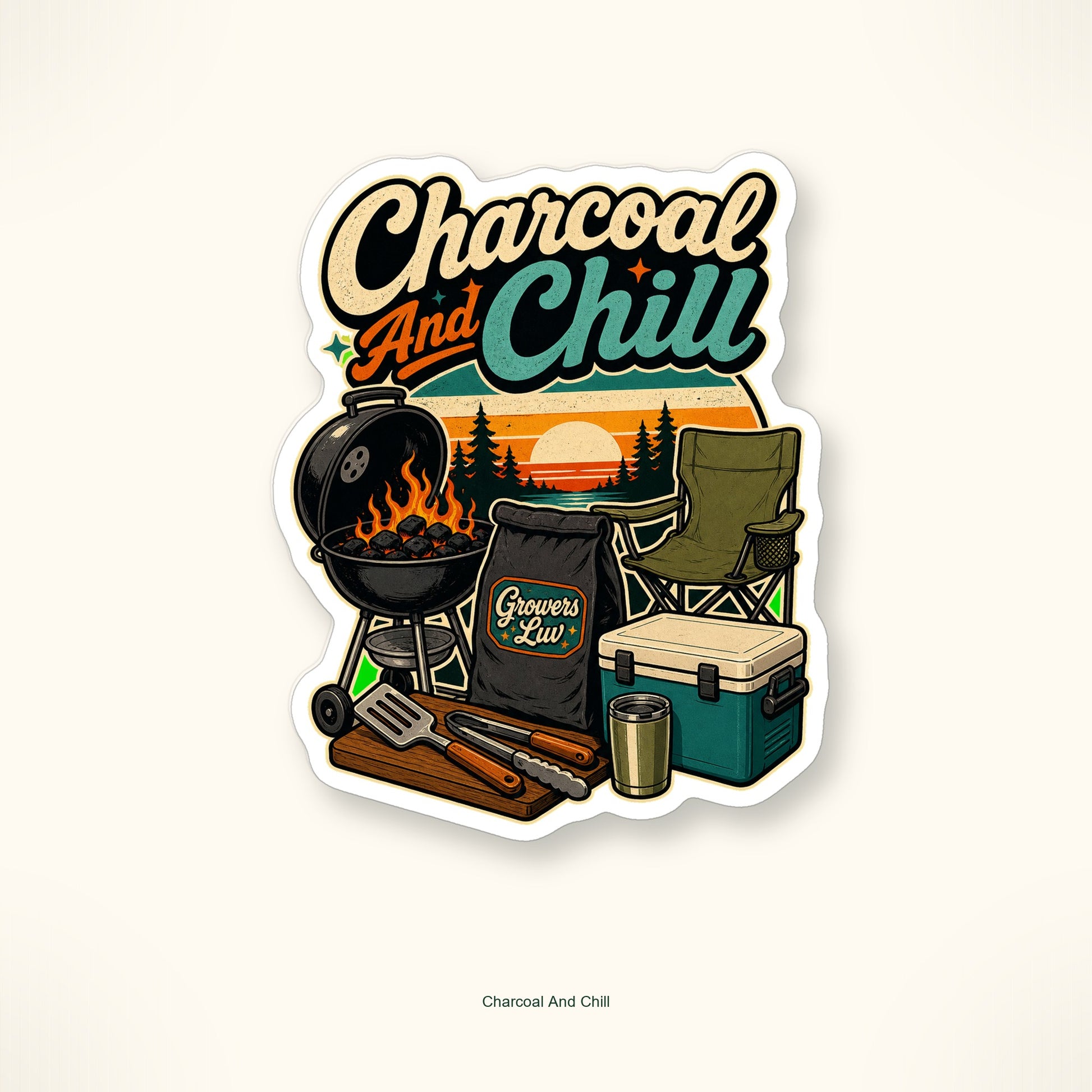 Grill & Chill BBQ Sticker Pack - Set of 10 image 9