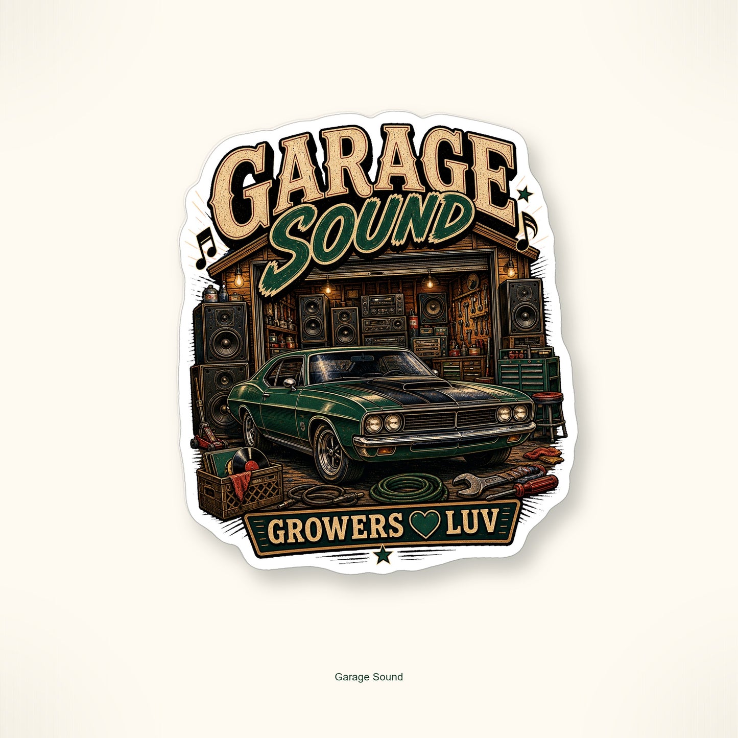 Music, Cars & Garage Sticker Pack - Set of 20 image 11