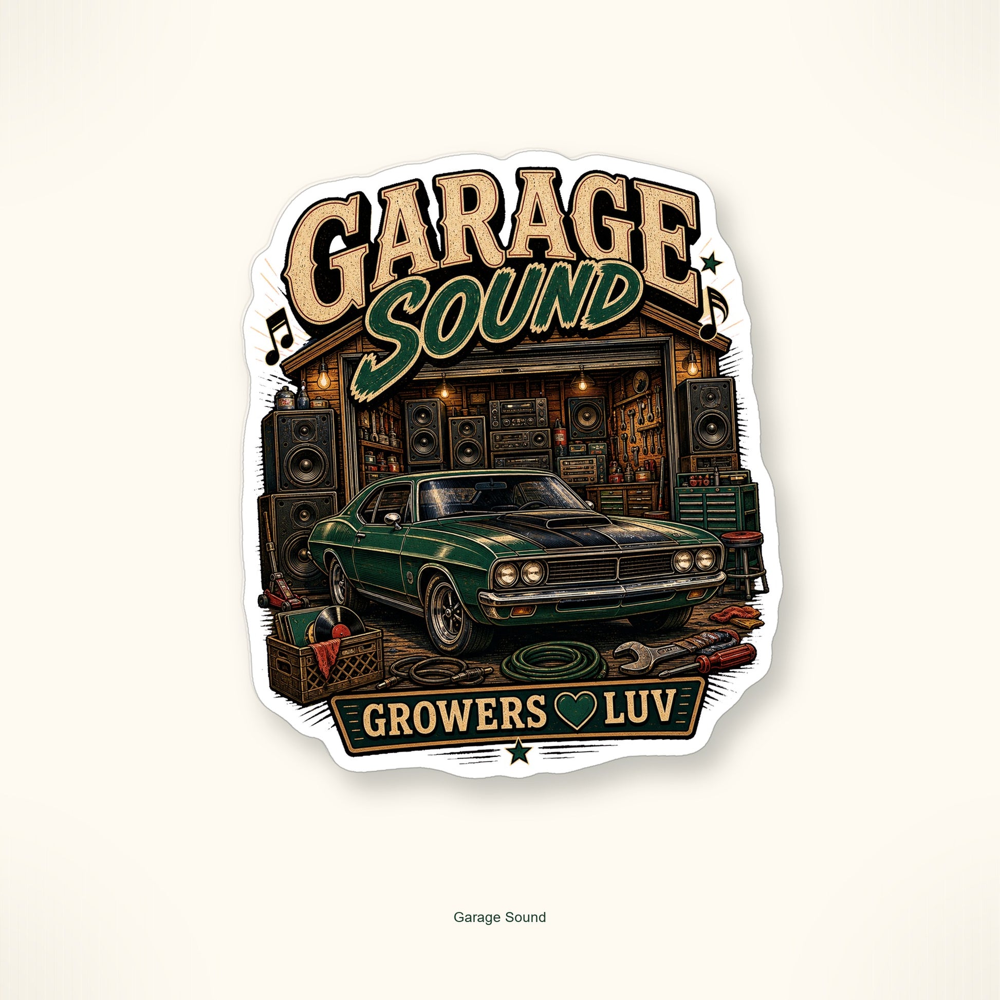 Music, Cars & Garage Sticker Pack - Set of 20 image 11