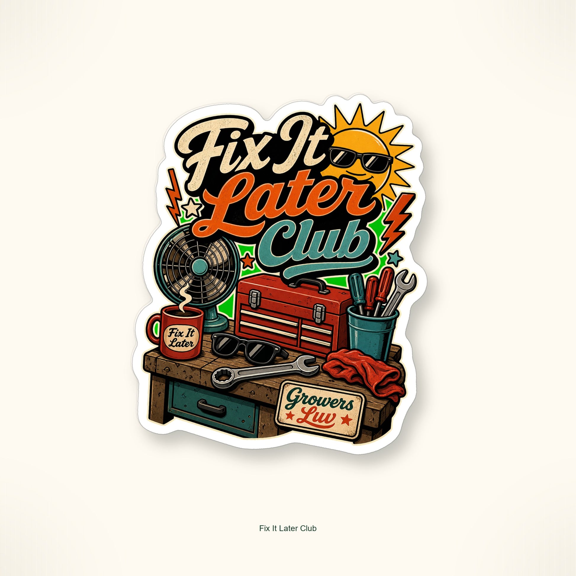 Trucks, Tools & Garage Sticker Pack - Set of 10 image 12